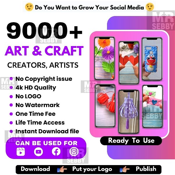 9k+Art & Craft Reels Bundle